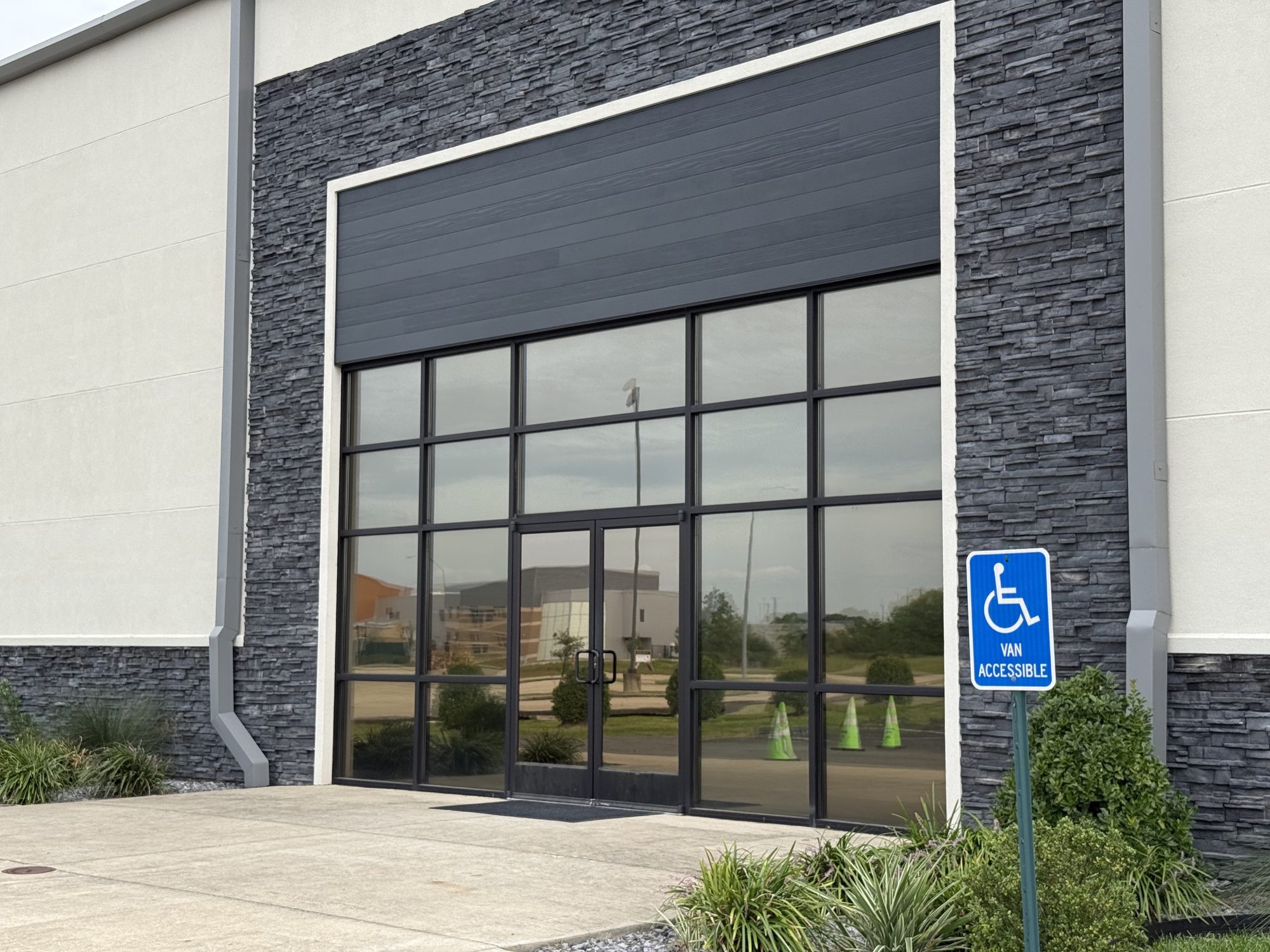 Front entrance of Dominion Life Church