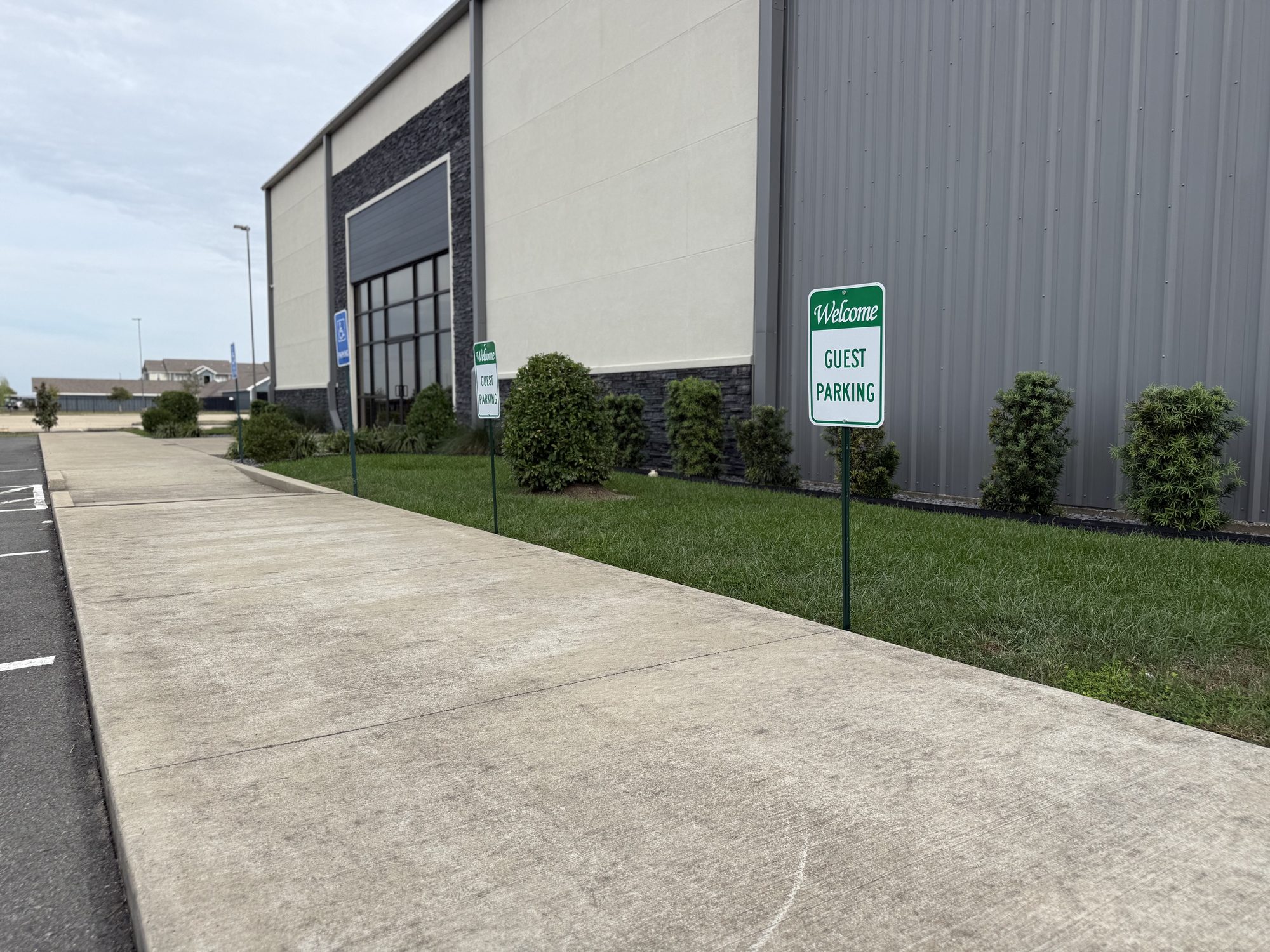 Parking lot at Dominion Life Church